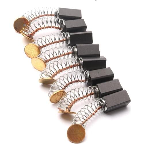8pcs 4.7 x 5 x 8 mm Carbon Brushes Spare Parts Mini Drill Electric Grinder Replacement For Electric Motors Rotary Tool
