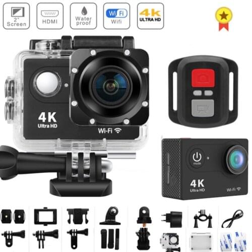Waterproof 4K Motorcycle DVR Action Camera Recorder Waterproof Motorcycle Dash Cam diving DVR bicycle Camera helmet Dash Cam Box