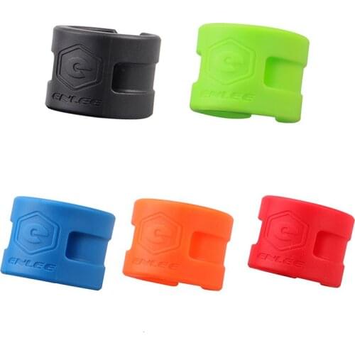 Bicycle Chain Protection Sticker Road Bike Rear Fork Anti-Collision Rubber Protective Ring Chain Protector Kit 1pc