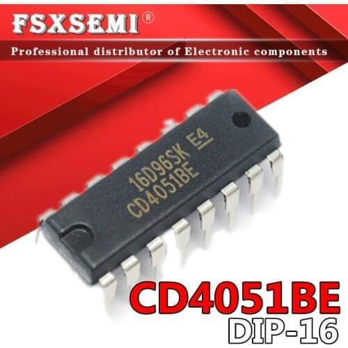 100pcs CD4051BE DIP CD4051 DIP16 IC