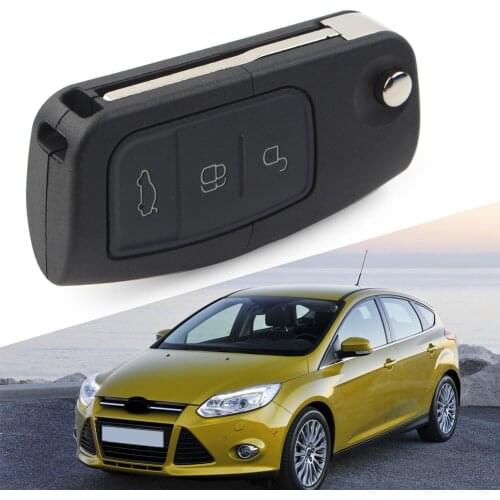 Car Remote Folding Flip Key Fob For Ford Focus EcoSport Fiesta Mondeo Shell Case Replacement