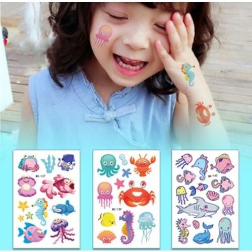 Kids Stickers Tattoo Fake Tattoo Body Art Female Hand For Girls Temporary Tattoo Stickers 30Pcs/lot