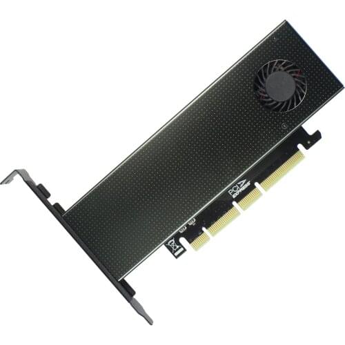 JEYI SK8-NEW Add On Card M.2 for NVMe Adapter to PCIE3.0 GEN3 M.3 Built-in Turbo Fan for 2230-22110 size for NVME GEN3 M.3