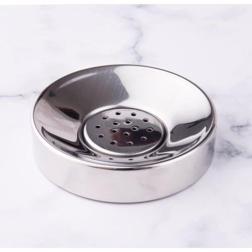 Soap Dish Holder for Bathroom Kitchen SUS304 Stainless Steel Double Layer Draining