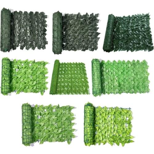 0.5x3M Artificial Apple Leaf Fence Net Balcony Fence Privacy Screen Garden Home Wall Decor Wedding Backgroud