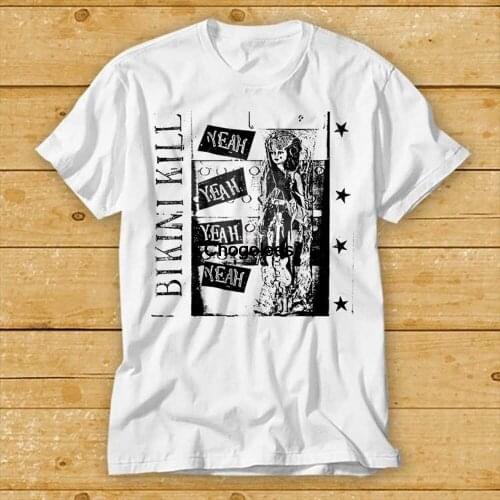 Bikini Kill T Shirt Music 90s Rock Punk Cool Gift Unisex Fashion Top Tee 2126