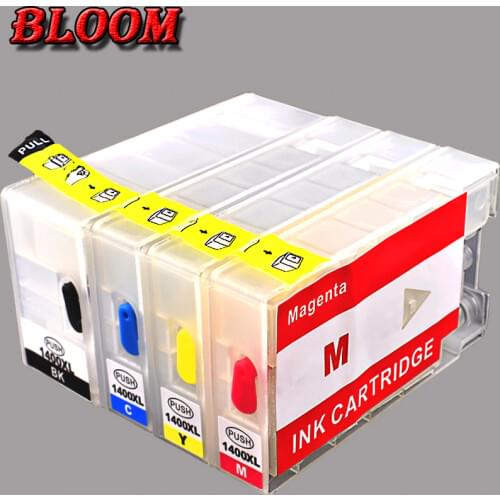 4 color Refill Ink Cartridge PGI-1400 XL printer supplies for Canon maxify MB2040 MB2140 MB2340 MB2740 and With auto chip mfp
