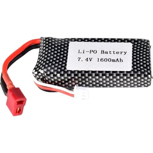 HOT 25-DJ02 XLH 7.4V 1600mah Lipo Battery For Xinglehong 9125 Remote Control RC Racing Car Spare Parts 9125 battery Accessory
