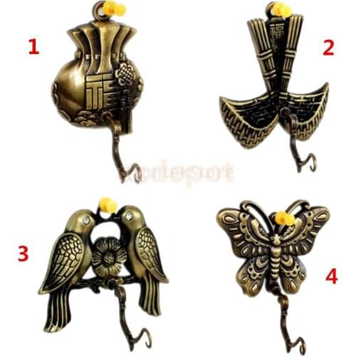 MagiDeal Metal Feng Shui Wind Chime Hanger Bell Charm Hook Garden Ornament