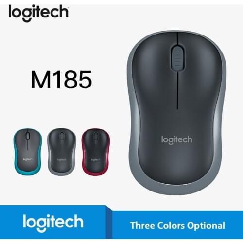 Logitech M185 Wireless Mouse 1000DPI 2.4GHz Office Mouse for Home Using for PC/Laptop Windows Mac Mouse with USB Nano Receiver