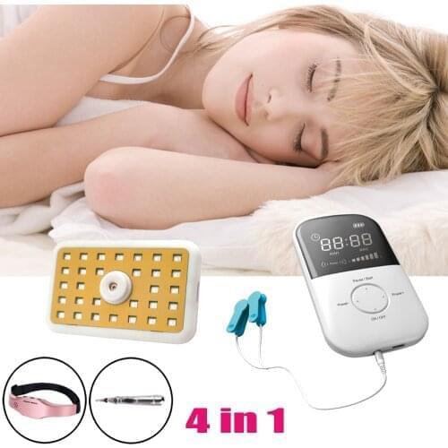 LASTEK 4 in 1 Home Health kit CES Insomnia Treatment Device + Laser Vitality Treasure + Meridian Acupuncture Pen + Head Massager