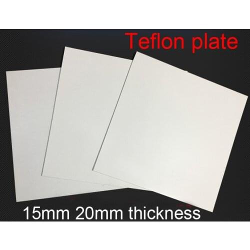 15mm 20mm thickness ptfe sheet plate Polytetrafluoroethylene board ETFE Panel acid alkali resistance corrosion