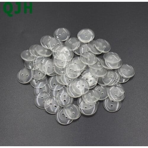 QJH Random Mixed 2 Holes Buttons Scrapbooking 18-25mm Decorative Buttons Apparel Sewing Scrapbook DIY Making 100Pcs/lot