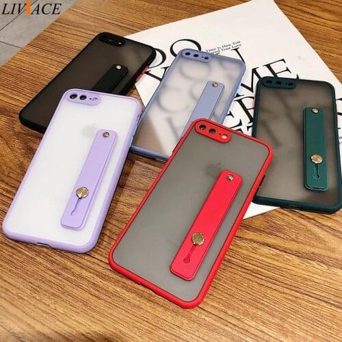 Silicon Hand band Phone Case For iPhone 12 Pro Max Mini 11 Pro Max for iPhone X XR XS Max For iPhone 6 6s 7 8 Plus Cover