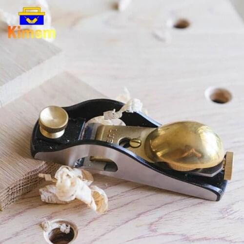 12/20 Degree Low Angle Short Planer Luban European Iron Planer High-grade Copper Pressure Board Planer Woodworking Metal Planer