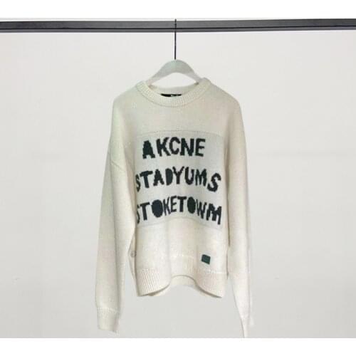2021 AC New Autumn Casual Ladies Sweater Letter Print High Quality Women Sweater Loose Fashion Elegant Female Sweater T288