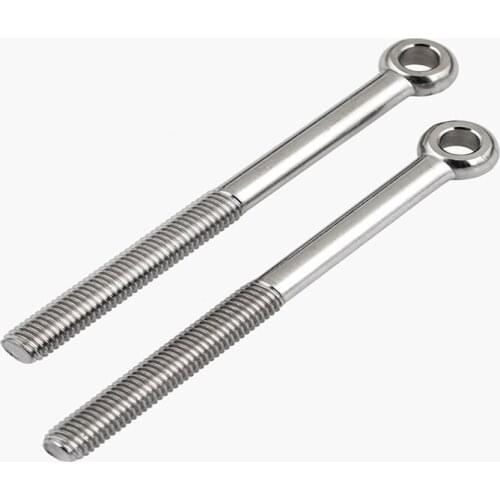 1pcs Stainless steel eyebolt with hole bolt m16m18m20m22m24m27m30