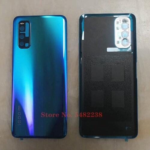 100% Original battery cover Case For Vivo iQOO Neo 3 Back Cover Housing door Rear case With camera lens For iQOO Neo3