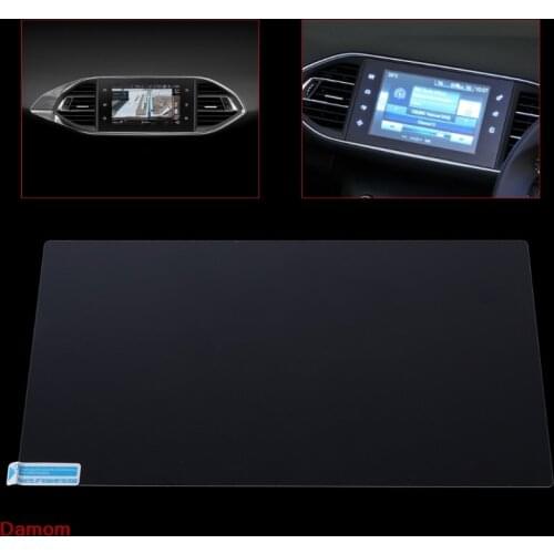 2021 New Car Navigation Tempered Glass Screen Protector For Peugeot 308 408 508 208