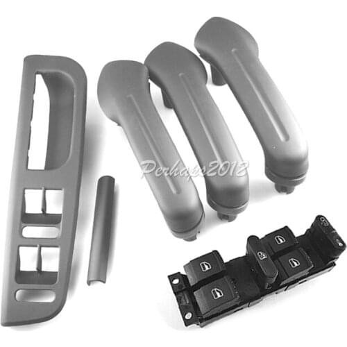 6x Gray Interior Handle Door Grab Cover Switch Bezel formk4 1J0 867 171A 1J4 867 179A 1J0 867 172A