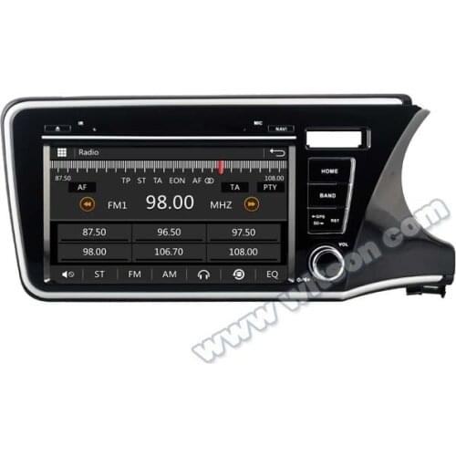 9" Special Car DVD for Honda City 2013-2018 & Grace 2013-2018 & Ballade 2013-2018 with Tire Pressure Monitoring System Support