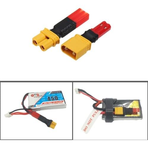 LIPO Battery Adapter Connector XT30 To JST Male Female Plug for RC Model FPV Racing Drones Batteries Replacement DIY Parts