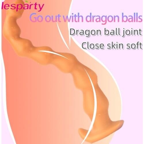 Super Long Anal Beads Sex Toys for Men Women Big Butt Plug with Suction Cup Prostata Massage G spot Anus Expansion Anal Plug