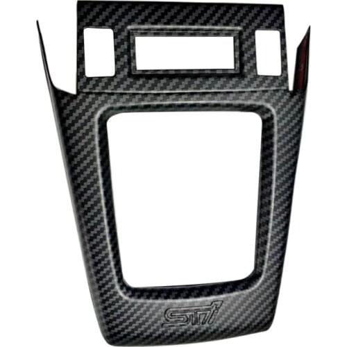 AU04 -For Subaru Forester 2013-2018 Gear Shift Knob Panel Cover Trim Decor Frame Sticker Car Accessories