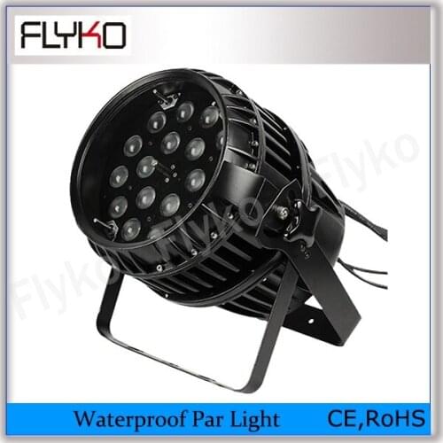 Free shipping 18* 15w RGBWA 5 IN 1 outdoor zoom led par can waterproof IP65