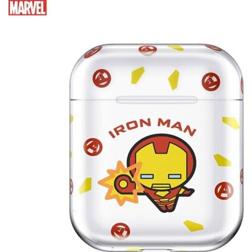 Marvel for Apple Airpods Bluetooth-compatible wireless headset Covers charge shockproof fall proof silicone headset