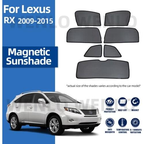For Lexus RX RX350 RX270 2009-2015 Front Windshield Car Sunshade Side Window Blind Sun Shade Magnetic outdoor Visor Mesh Curtain