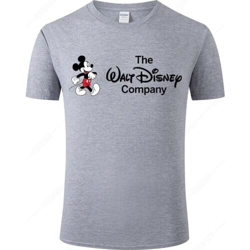 Disney Mickey Mouse T Shirt Men Women Summer Cotton Tee Shirt Casual Short Sleeve Print tshirt Cool Brand Tops Clothing J126