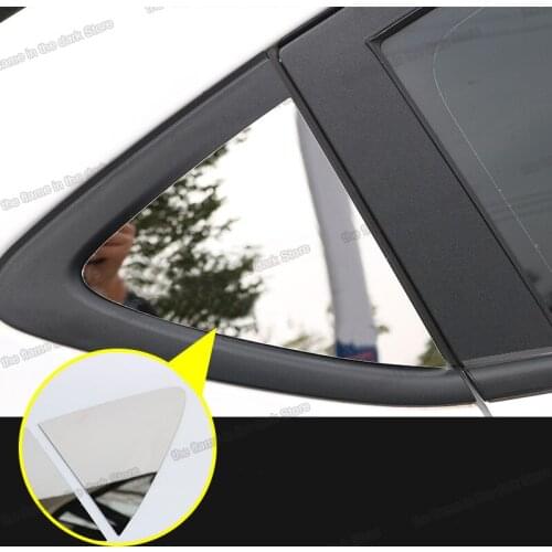 Lsrtw2017 Stainless Steel Car Window Rear Triangle Panel Trims for Chevrolet Cavalier 2017 2018 2019 Accessories Auto Styling