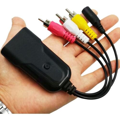 Mini HDMI Converter HDMI to 3RCA AV CVBS Adapter HD 1080P Video Converter Box For HDTV TV PS3 Computer PC VCR