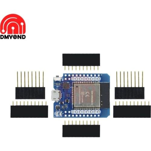 For Wemos Mini D1 ESP8266 ESP-32S ESP32 WIFI Bluetooth CP2104 Development Board Module With Pins For Arduino DIY KIT