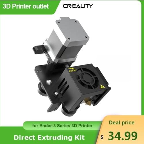 Original Creality 3D Ender-3 Full Assembled Direct Extruding Machanism Kit with 0.4mm Nozzle Cooling Fan Backplate Stepper Motor