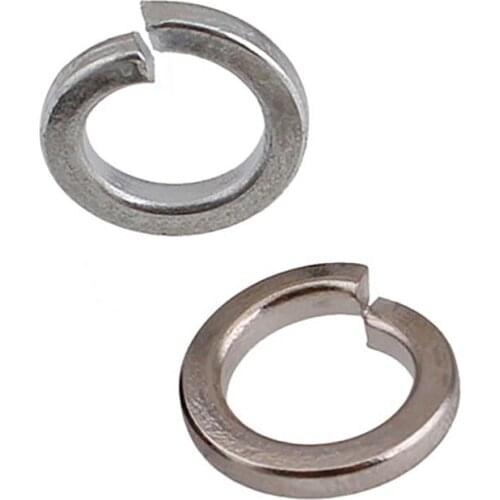 Split Lock Washers Nickel Plated Spring Washer M2 M2.5 M3 M4 M5 M6 M8