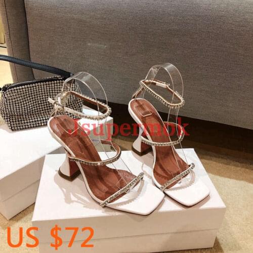 Summer Genuine Leather High heels and open toes Sandals Women Sandals Gladiator Formal wear banquet Womens Brand Sandals