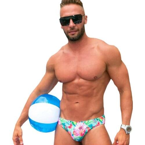 Sexy Men Push Up Swimsuits Pad Men Swimwear Sunga Bikinis Beach Shorts Male Surfing Swimming Trunks Swimsuits Bathing Suits
