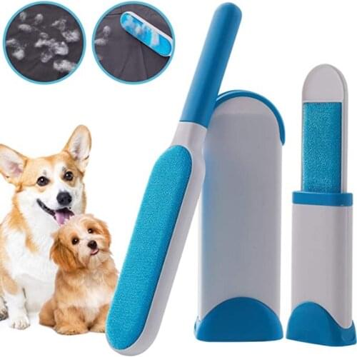 Pet Hair Remover Brush Magic Fur Cleaning Brushes Reusable Lint Dust Pet Hair Cats Static Portable Brush Clothes Cleaning Brush