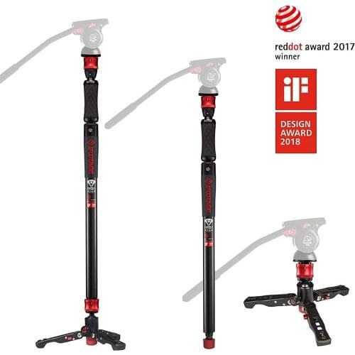 Ifootage A150S-II profissional tripod for camera phone stand monopod for dslr match manfrotto 59" Aluminum Telescopin tripode