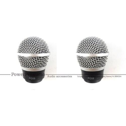 2pcs Replacement Cartridge Capsule Head for Shure RPW110 PG58 Wireless Microphone