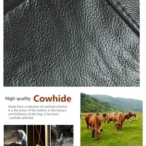 Outdoor Men Genuine Leather Clutch Bags Business Cowhide Wallets Mobile Purse Male Phone Bag Long Skin Zipper Case Pouch A4Q3