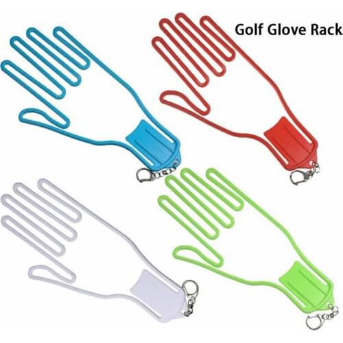 1PC Golf Gloves Stretcher Golfer Tool Gear Plastic Golf Gloves Holder Rack Dryer Hanger Stretcher with strap