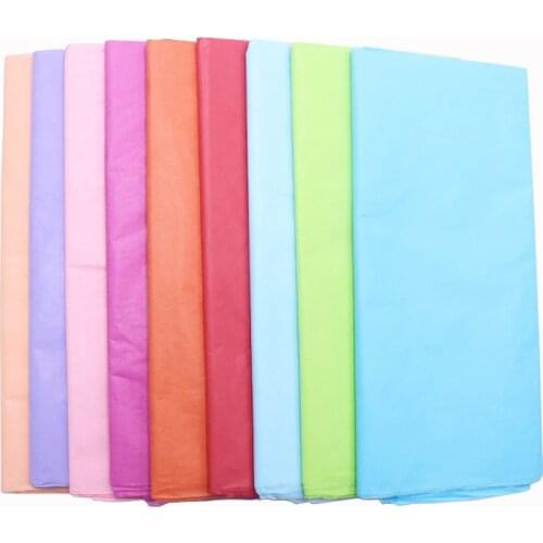 10sheets/pack Clothing Flower Packaging Paper Wine Florist Supplies Wrapping Tissue Craft Single Color Bouquet Gift DIY Handmade