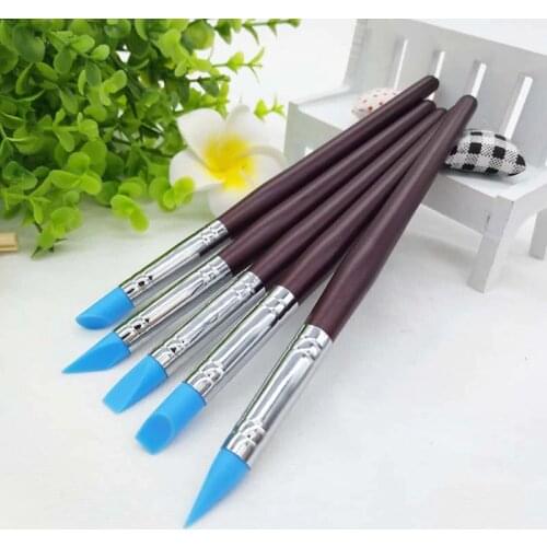8 Types Clay Tools Pottery Sculpting Tools Poterie Carving sculpture Tool Sculp Nail Art Craft Cake Oils Engraving Rubber Pens