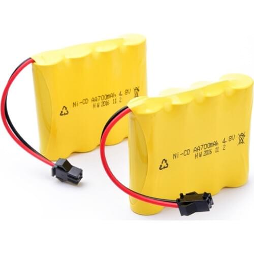GTF AA 4.8V 700mAh NI-CD rechargeable battery pack 1 set 4*AA battery Nickel cadmium battery pack for Toy Car Remote Control