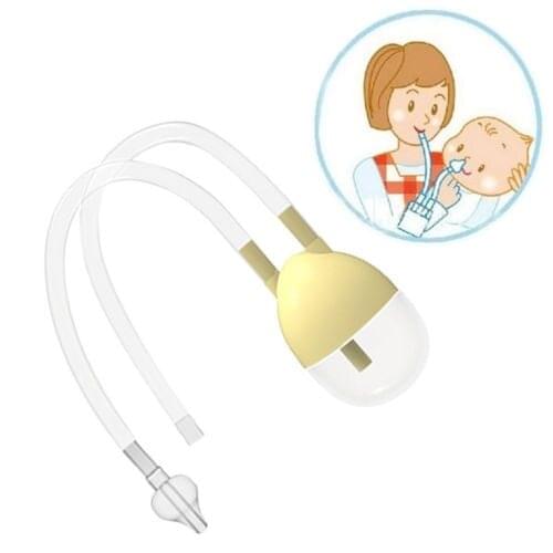 Nasal Mucus Aspirator Safe Nose Cleaner Vacuum Suction Nasal Mucus Runny Aspirator Inhale For Baby