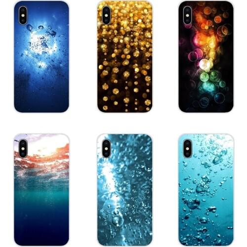 Phone Cases Covers For Xiaomi Redmi 4A S2 Note 3 3S 4 4X 5 Plus 6 7 6A Pro Pocophone F1 Cute Dreamy Underwater Bubbles Sun Light