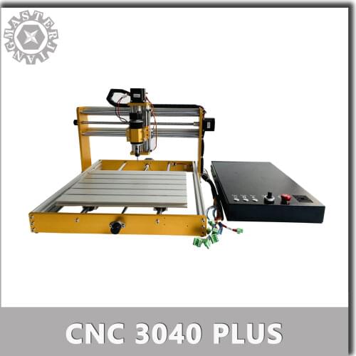 CNC 3040 Plus Metal Frame Engraver Laser/Spindle 2 in 1 with New Multifunction GRBL Control Box GRBL DIY Pcb Milling Machine